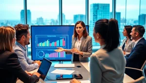 Conducting Bid-No-Bid Analysis in a modern office meeting environment.