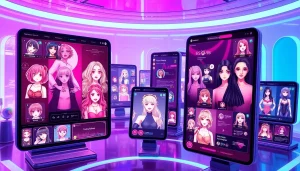 Explore the best nsfw ai chatbots with diverse characters in a vibrant digital landscape.