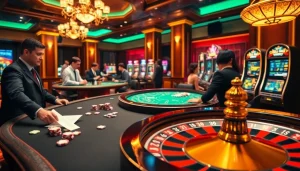 Ressentir l'excitation dans un casino en ligne fiable avec des actions de jeu vibrantes.