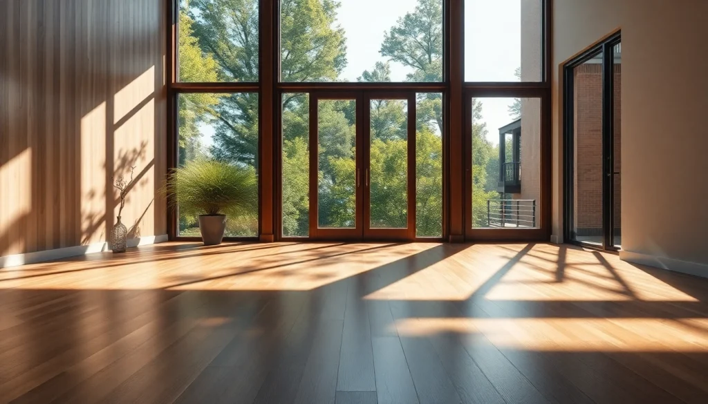 Boston residential architecture firm features a modern design studio with inviting natural light and greenery.