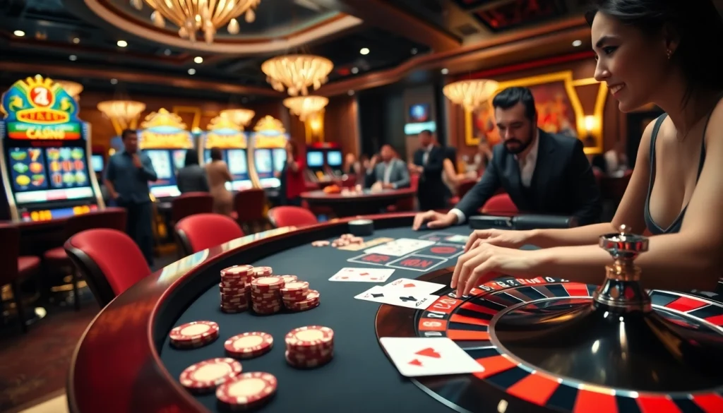 Experience the excitement of Nhà cái F168 with vibrant casino gaming elements highlighting luxury and thrill.